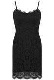  Black Lace Bodycon Mini
