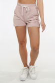 Dusky Pink Cami Short And Hoodie Set