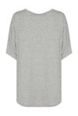 Grey Contrast EYE Detailed Tees