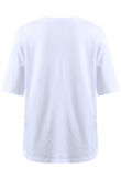 White FEMININ Slogan Tee