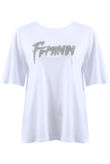 White FEMININ Slogan Tee