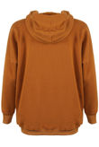 Camel Rock & Roll Foil Print Hoodie