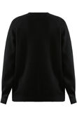 Black Sequin Cat Face Jumper