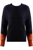 Navy Cable Knit Jumpers 