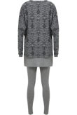 Grey Reptile Printed Pullover & Leggings Set