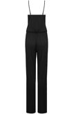 Black Pleated Palazzo Jumpsuit