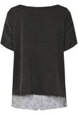 Dark Grey Tee & Short Pyjama Set