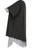 Dark Grey Tee & Short Pyjama Set