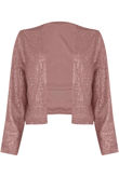 Shimmer Sequin Cropped Jacket