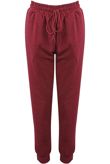 Burgundy Burnout Jogger Pants