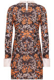 Printed Peter Pan Collar Celebrity Shift Dress