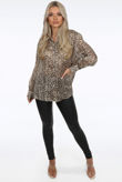 Button Front High Waisted PU Legging