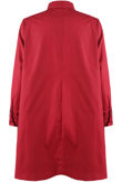 Wine Front Button Up Shirt Dress