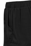 Black Border Lace Detail Tie Up Shorts