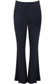 Navy Tailored Flared Trouser