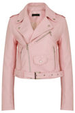 Pink PVC Biker Jackets
