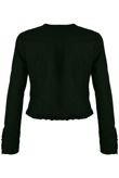 Green Faux Leather PU Cropped Jacket