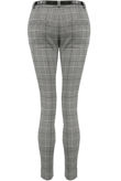 Grey Check Belted Trouser