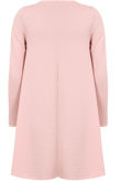 Pink Bubble Textured Swing Dress