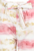 Pink Tie Dye Paperbag Trouser