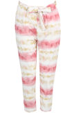 Pink Tie Dye Paperbag Trouser