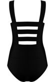 Black Cut Out Bodysuit