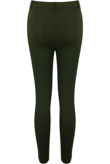 Khaki Super Stretch Knee Ripped Jeans
