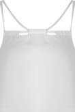 White Front Cut Out Crop Tops