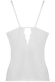 White Scallop Edge Cami
