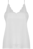 White Scallop Edge Cami