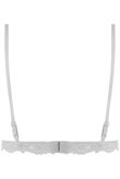 White Crochet Floral Mesh Bralet 