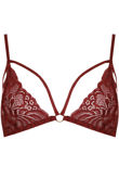 Wine Crochet Lace Bralet