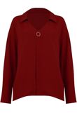 Burgundy Button Up Shirt