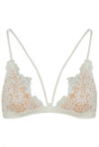 White Crochet Lace Trim Bralet