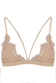 Rose Crochet Lace Trim Bralet