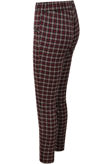 Wine Tartan Slim Fit Trouser