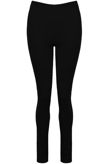 Black Ankle Slit Leggings