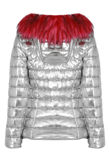 Silver Metallic Padded Coat
