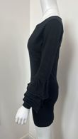 Black Soft Knit Jumper Dress