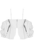 Reveal & Conceal Off Shoulder Top in White