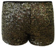Gold Sequin Hot Pants