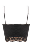 Black Floral Lace Detailed Sleeveless Tops