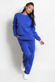 Jersey Sweatshirt And Wide Leg Cargo Set