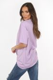 Lilac 90s Baby Slogan Oversized T-Shirt