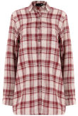 Red Long Check Shirts