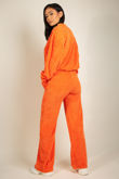 Orange Towelling Tracksuit