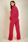 Towelling Tracksuit In Fuchsia