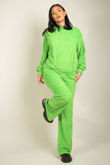 Towelling Tracksuit In Green