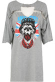 Grey Safety Pin T-Shift Dress