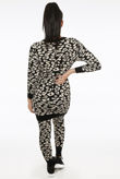  Animal Print Knitted Long Jumper & Trouser Co-Ords